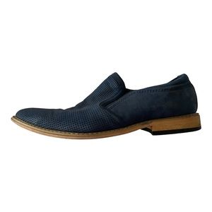 Blue slip on loafer shoes 10.5